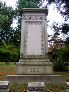 Sipe Monument, Homewood Cemetery, 2015-10-02, 01