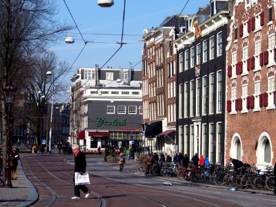 Singel richting Spui foto 1
