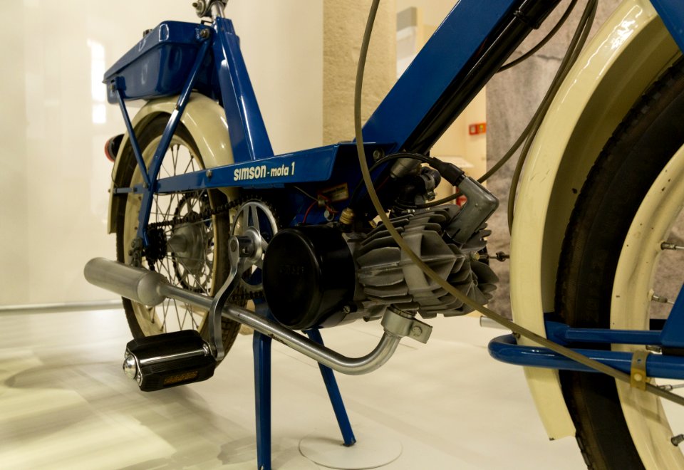 Simson mofa SL1 (Details) - Verkehrsmuseum Dresden