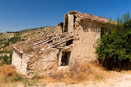 Simple old ruin, Andalusia, Spain photo