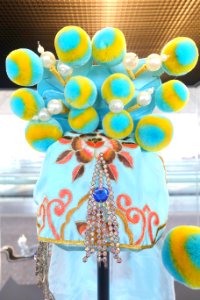 Simple Cap - Cantonese Opera costume - Hong Kong International Airport - DSC06265