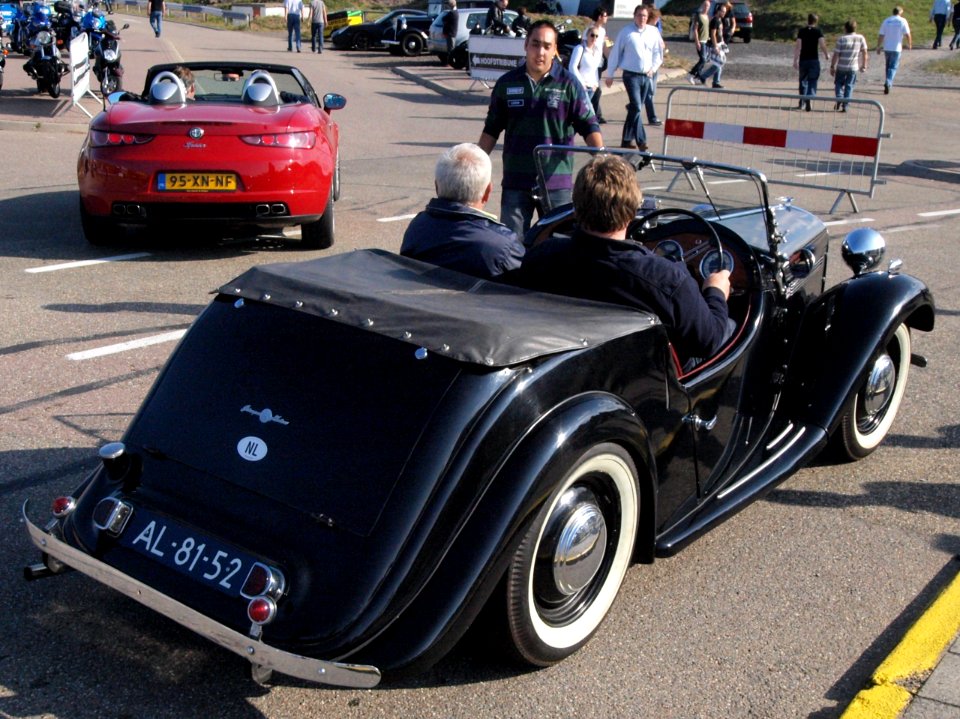 SINGER NINE Roadstar dutch licence registration AL-81-52 pic3