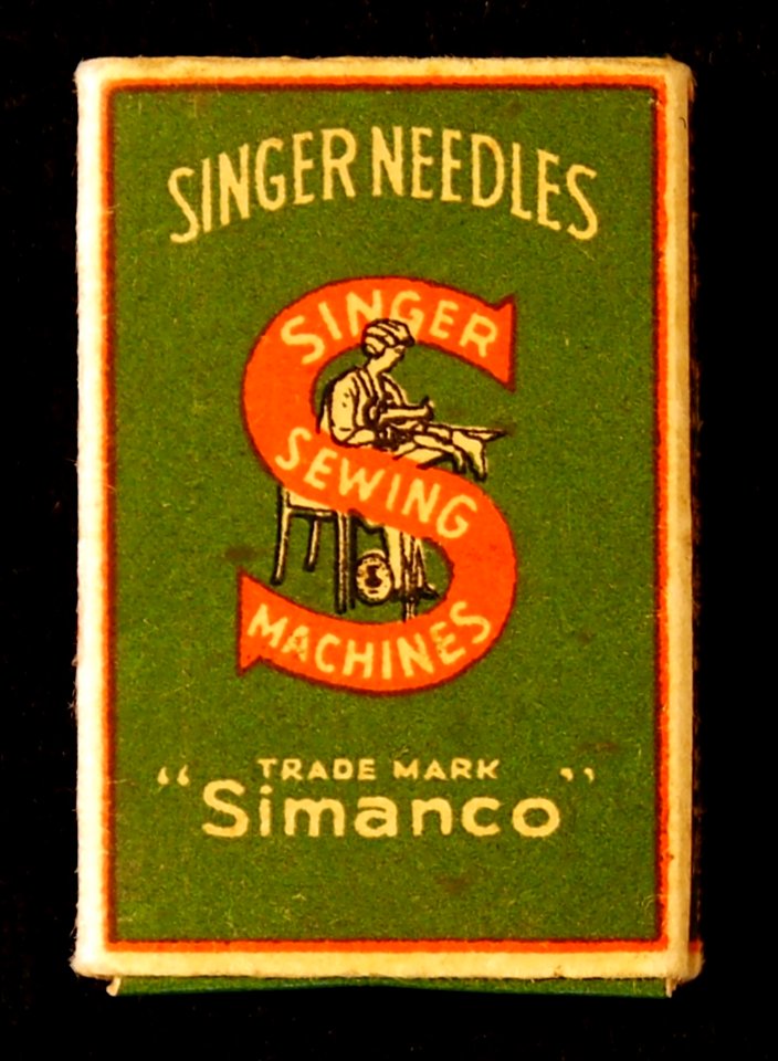 Singer needles, Simanco, doosje