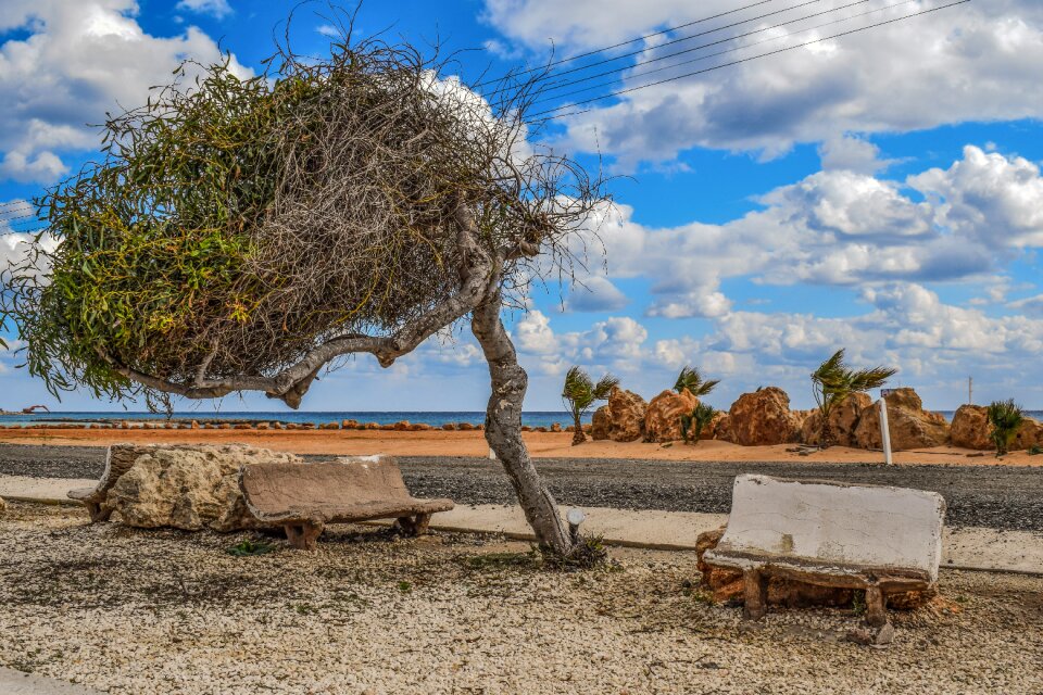 Extemporary scenery beach