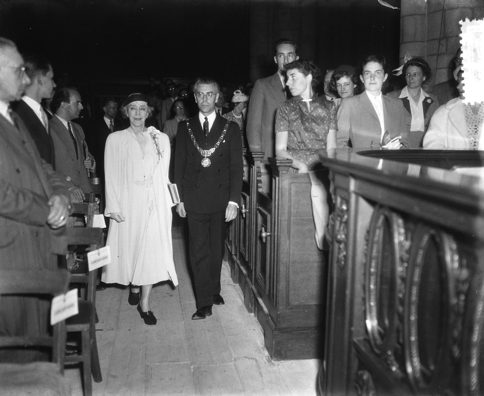 Sint Janskerk Gouda uitvaart Bachvereniging koningin Elisabeth van België, Bestanddeelnr 905-1619
