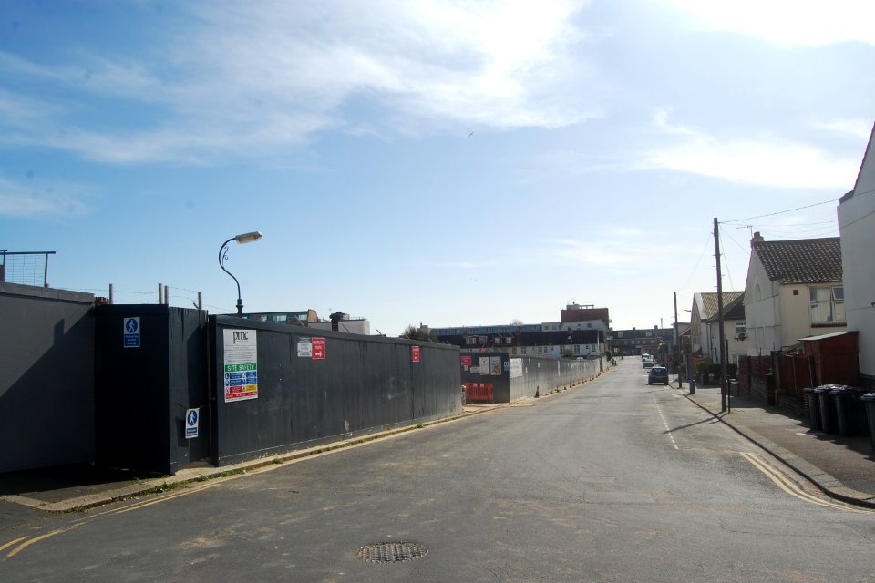 Site of the former Westermans Complex, School Road, Aldrington during redevelopment (March 2020) (13)