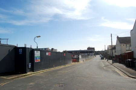 Site of the former Westermans Complex, School Road, Aldrington during redevelopment (March 2020) (13)