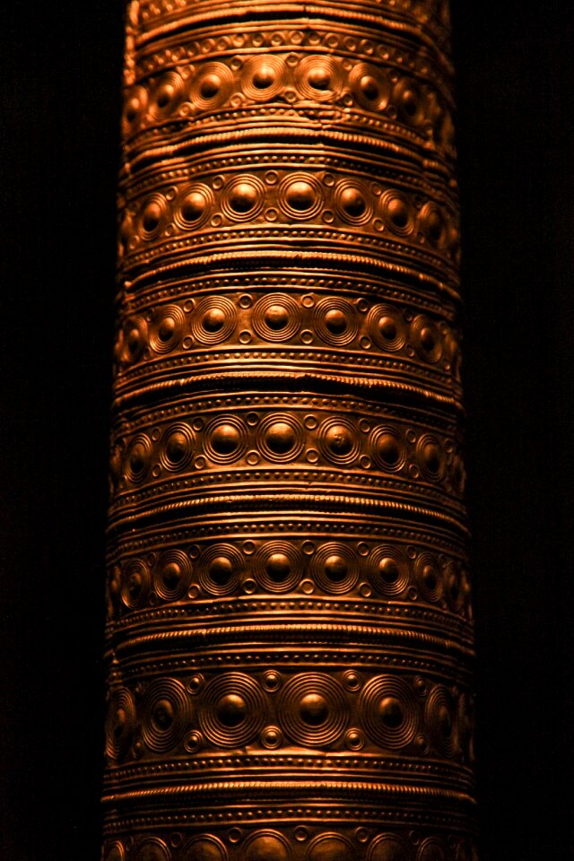 Old golden detail museum