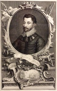 Sir Francis Drake by Jacobus Houbraken, c. 1720, print on paper - Oakland Museum of California - DSC05098