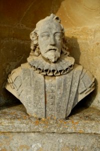 Sir Francis Bacon Lord Verulam - Temple of British Worthies, Stowe - Buckinghamshire, England - DSC08496
