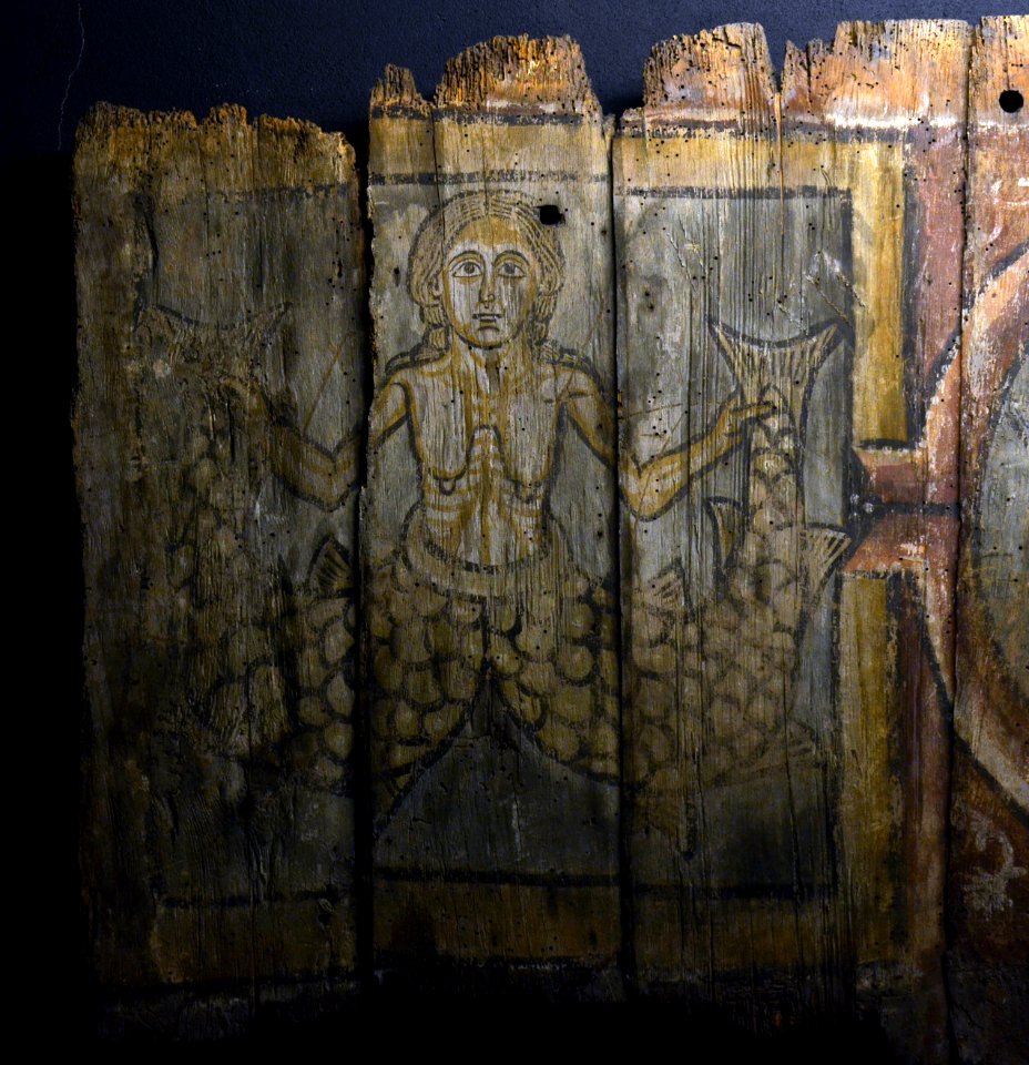 Sirène Plafond au bestiaire Musées de la Cour d'or Metz 29012017 03