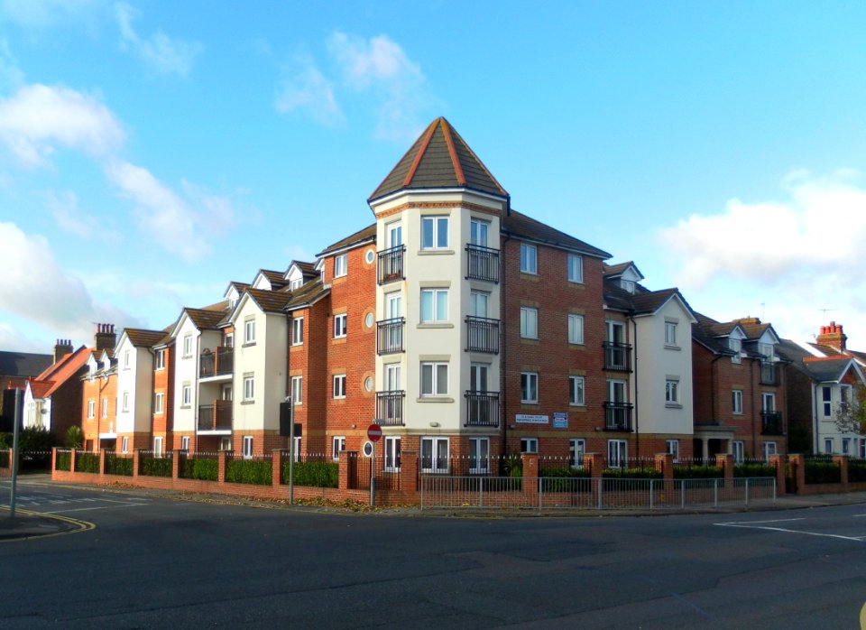Site of Former St Aidan's Methodist Church, Whitley Road, Eastbourne (Now St Aidan's Court) (October 2012)