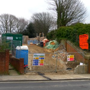 Site of former Kingdom Hall, Trafalgar Street, Portslade (February 2013) (2)