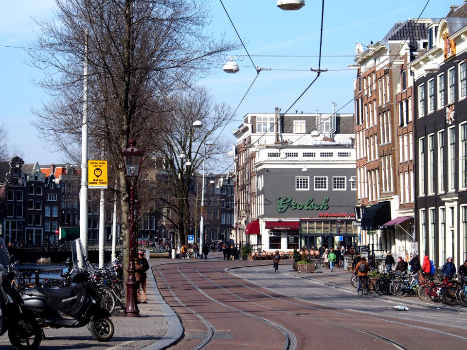 Singel richting Spui foto 2
