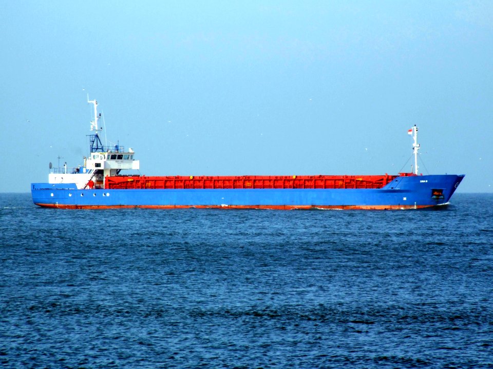 Sina B approaching Port of Rotterdam