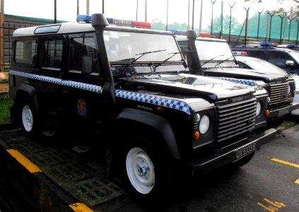 Singapore Police Force Land Rover Defender photo