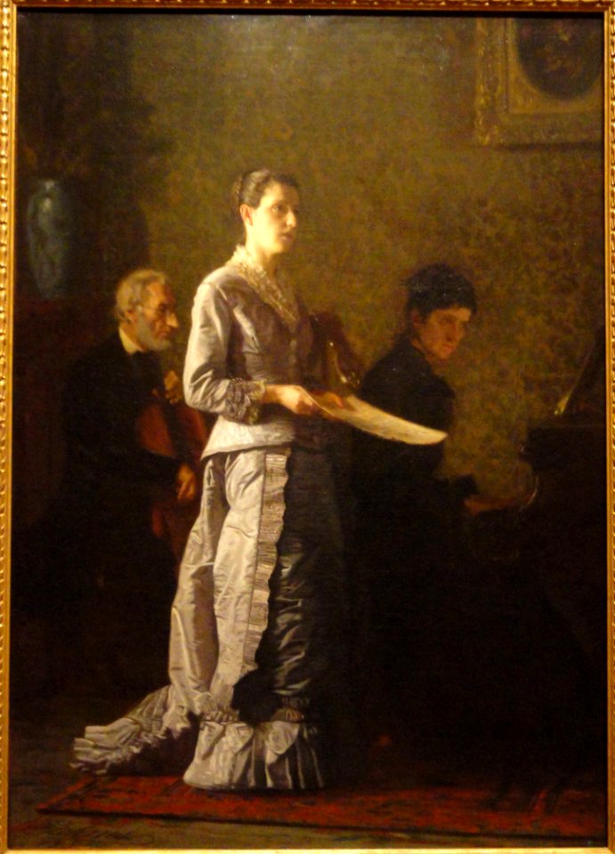 Singing a Pathetic Song, by Thomas Eakins, 1881 - Corcoran Gallery of Art - DSC01170