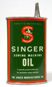 Singer sewing machine oil tin, 3 Fl Oz, pic 3