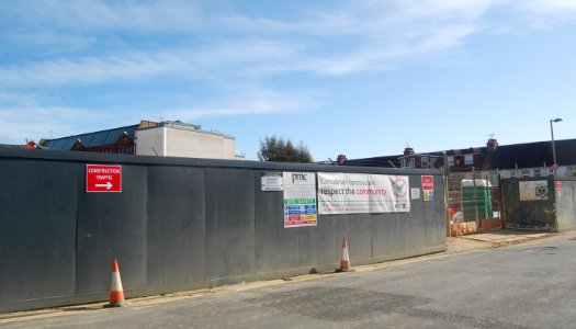 Site of the former Westermans Complex, School Road, Aldrington during redevelopment (March 2020) (14)