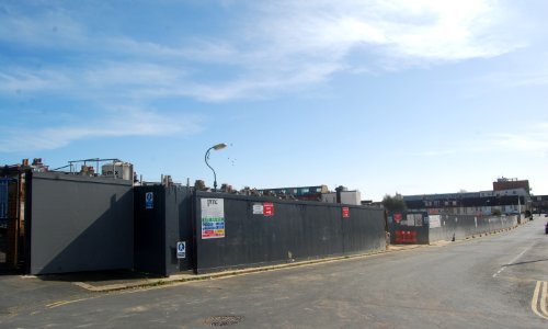 Site of the former Westermans Complex, School Road, Aldrington during redevelopment (March 2020) (11)
