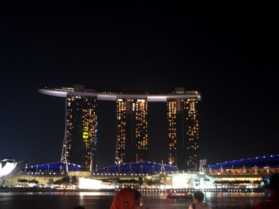 Singapore Marina Bay from Merlion photo