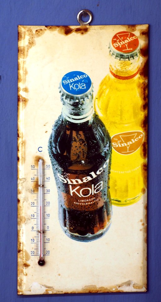 Sinalco Kola Emaille Werbeschild bild 2