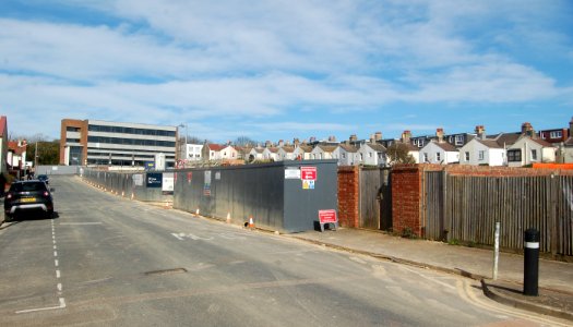 Site of the former Westermans Complex, School Road, Aldrington during redevelopment (March 2020) (4)