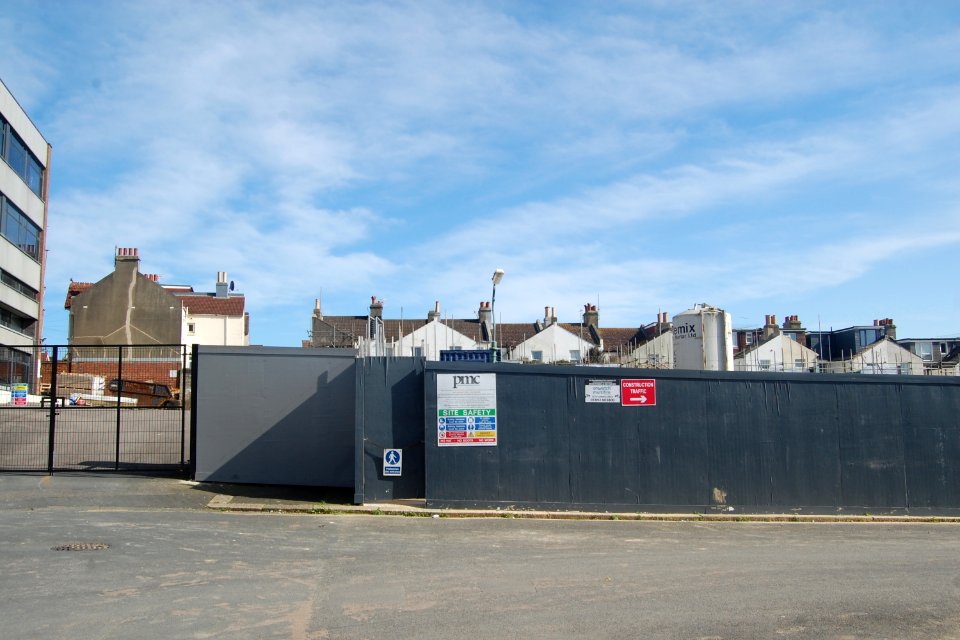 Site of the former Westermans Complex, School Road, Aldrington during redevelopment (March 2020) (10)