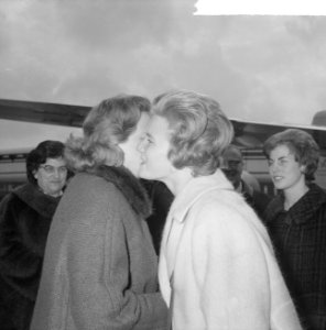 Sjoukje Dijkstra naar Amerika, Sjoukje en haar moeder, Bestanddeelnr 915-0548
