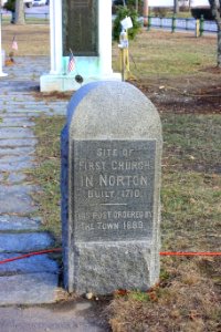 Site of First Church in Norton, Built 1710 - Norton, Massachusetts - DSC03623