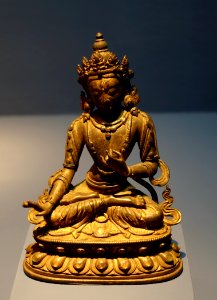 Sitatapatra (Dukar), Mongolia, Ulaan Baatar, 17th-18th century AD, firegilt bronze - Linden-Museum - Stuttgart, Germany - DSC03648