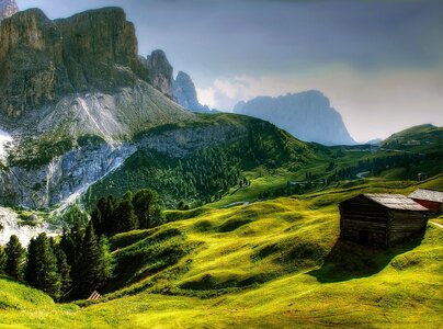 Alpine italy unesco world heritage photo