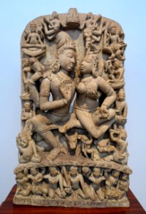 Siva and Parvati, Central India, 11th-12th century AD, sandstone - Matsuoka Museum of Art - Tokyo, Japan - DSC07141