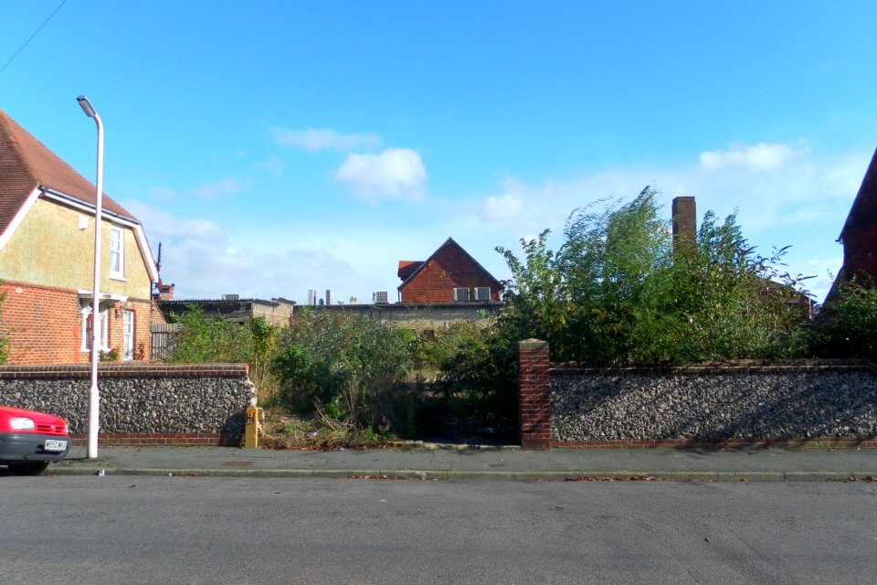 Site of Former St Luke's URC Church, Hampden Park, Eastbourne (October 2012)