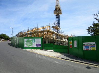 Site of former Rosaz House, Bristol Gate, Brighton (July 2015) (1)