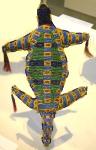 Sioux amulet in the form of a lizard, Honolulu Museum of Art 4935.1