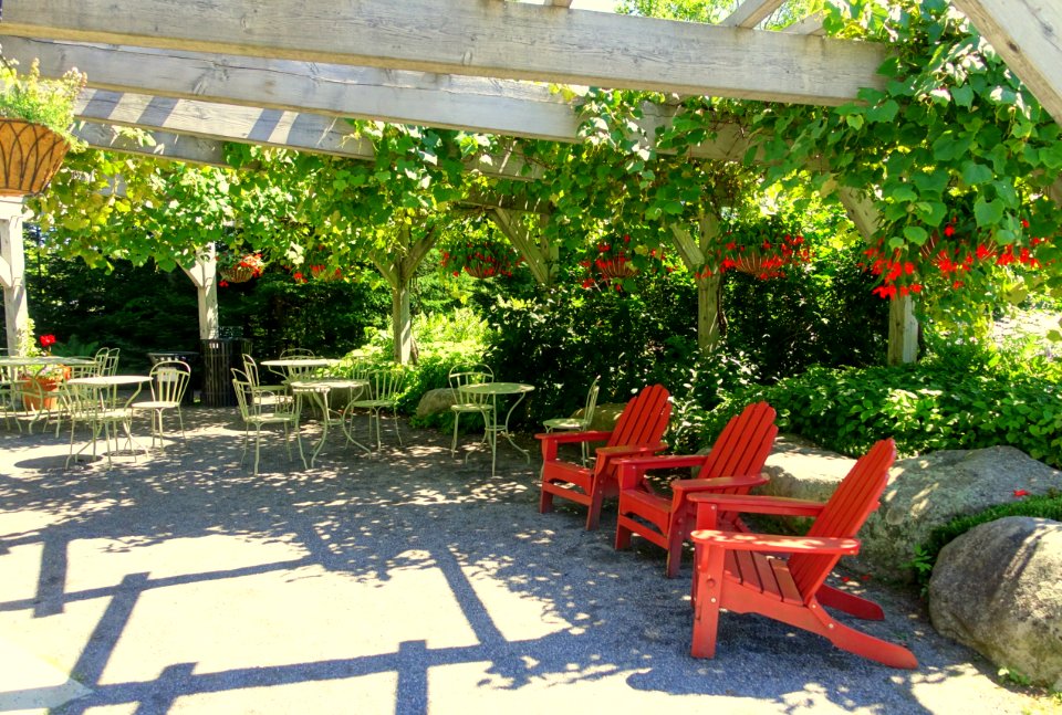 Sitting place - Coastal Maine Botanical Gardens - DSC03124