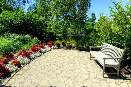 Sitting place - Coastal Maine Botanical Gardens - DSC03106