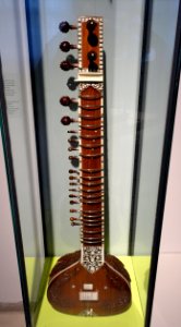 Sitar, Radhey Shyam Sharma - Ethnological Museum, Berlin - DSC01141