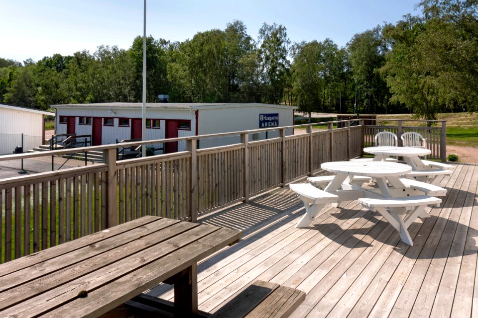 Sitting area outside SAIS club house 4