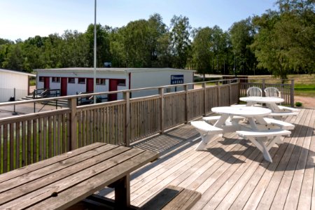Sitting area outside SAIS club house 4