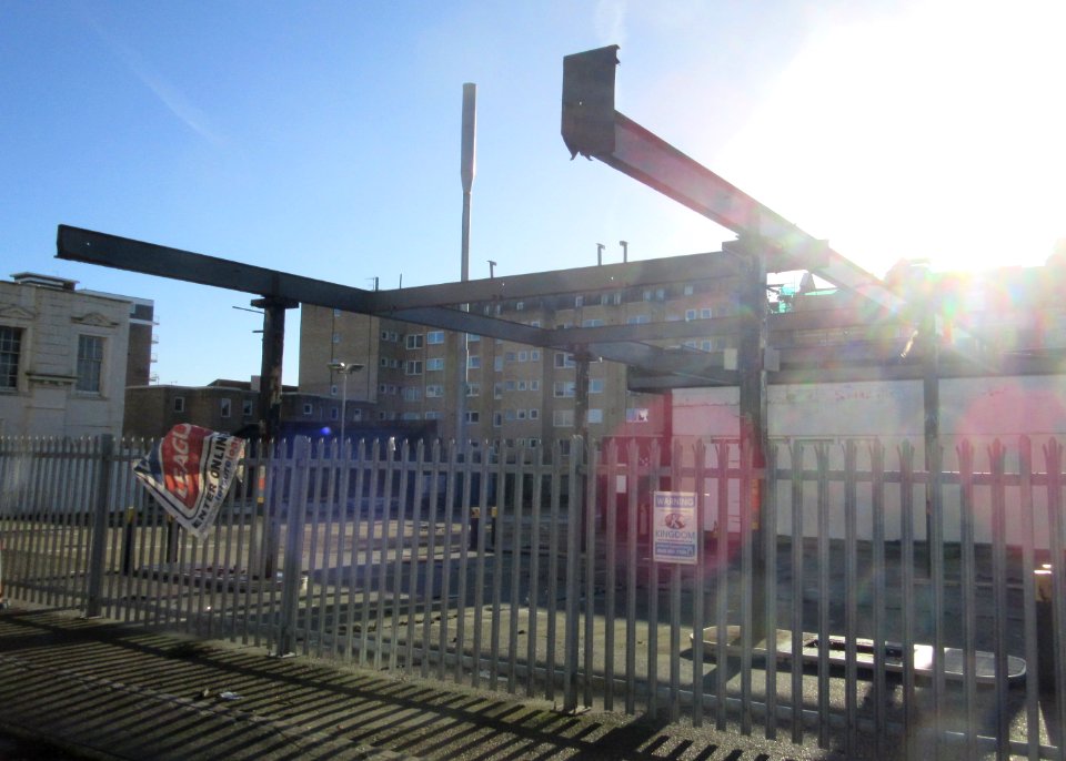 Site of former Petrol Station (demolished 2016), Victoria Terrace, Kingsway, Hove (January 2017) (2)
