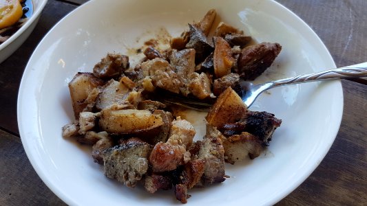 Sinugba (Inihaw na liempo) - grilled pork belly, Philippines with dipping sauce 2