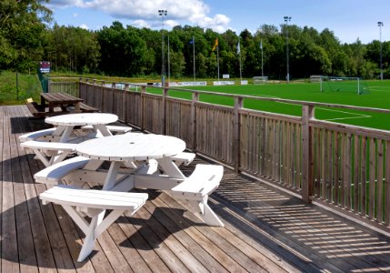 Sitting area outside SAIS club house 3