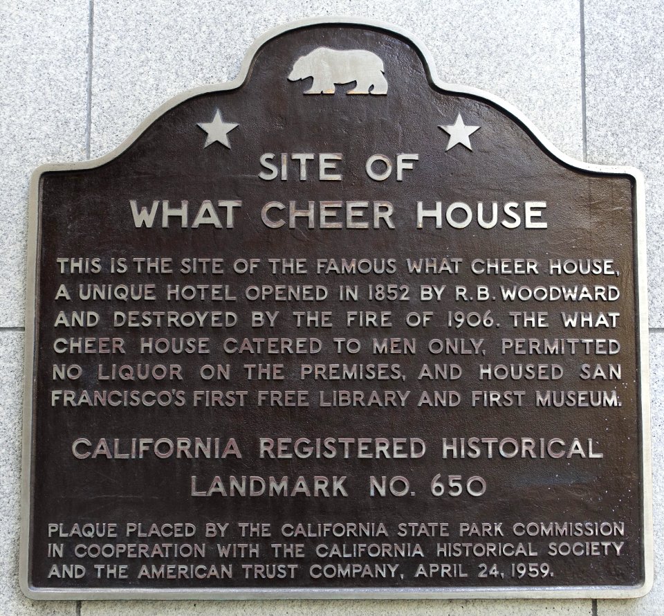 Site of What Cheer House - San Francisco, CA - DSC02356