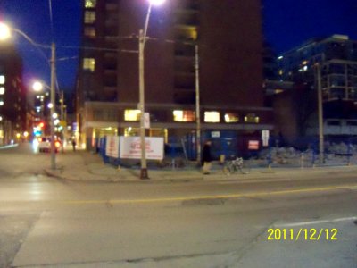Site of the old bus parcel express depot on the NW corner of Front and Sherbourne streets, Toronto -b photo