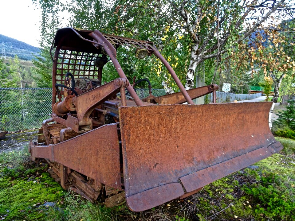 Rusty machinery heavy