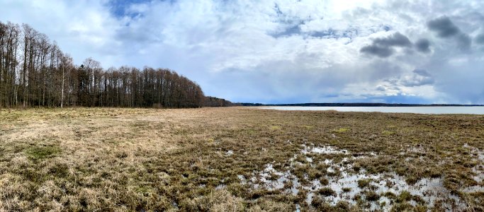 Sjösakärren naturreservat Sjösafjärden panorama