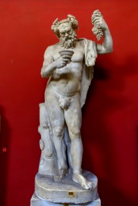 Silenus, inv. 323, Roman copy after a Hellenistic original - Museo Pio-Clementino - Vatican Museums - DSC00986