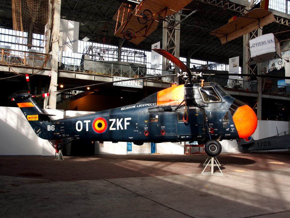 Sikorsky H-34, OT-ZKF at the Royal Military Museum Brussels , pic2
